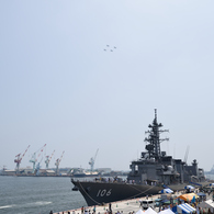 清水みなと祭り２（護衛艦とジェット機）