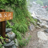 雨の秩父沢