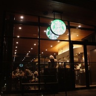 夜のスタバ