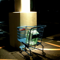 閉店カート。