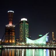 ハーバーランドの夜景