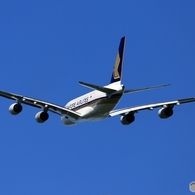 出発　Singapore A380-841