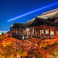 清水寺ライトアップ1