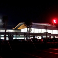 中国の旅　ようやく内モンゴル自治区包頭空港到着