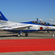 ☮休憩ﾀｲﾑ（327）ブルー④T-4 お手振り・行って来ます