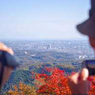 紅葉の高尾山。