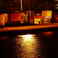 フェリーから見る風景（大阪南港）