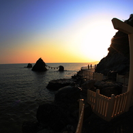 二見浦（夫婦岩）からの夜明け