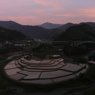 あらぎ島の夕景Ⅱ