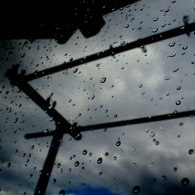 静止した雨の中で