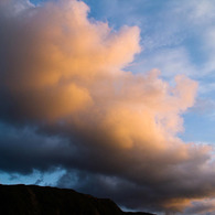 朝の雲