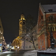 雪の市庁舎広場