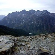 穂高連峰と上高地