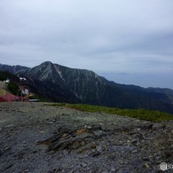 常念岳と前常念岳