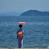 湖畔に