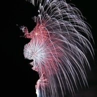 熊野花火①獅子岩