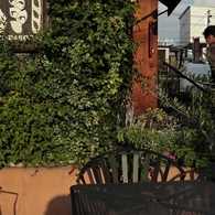 パン屋さんの店先