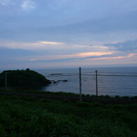 日本海の夕暮れ