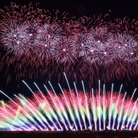 長野えびす講煙火大会の花火①