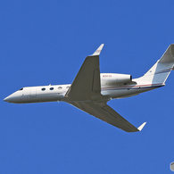 「良い天気」プライベート機:Canal Air Gulfstream G450 