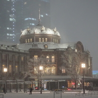雪の日の東京駅１