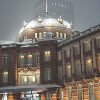 雪の日の東京駅２