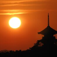 夕暮れの国分寺