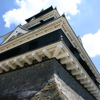 熊本城　天守閣　下から