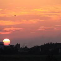 夕日－３