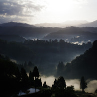 Sea of clouds in early autumn