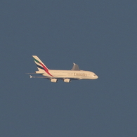 エミレーツA380　180916自宅撮影