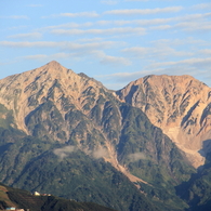 朝焼けの白馬岳