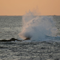 怒涛岩噛む・三陸海岸