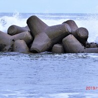 台風の余波