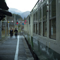 ローカル線の朝