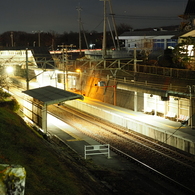 しなの鉄道の夜 (20)御代田駅