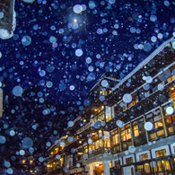 銀山温泉の雪景色(修正版)