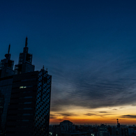 夜から朝の瞬間