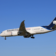 「すかい」 AEROMEXICO 787-8 N966AM Landing