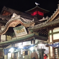 本館と白鷺