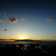 ２０１１・最初の夕日