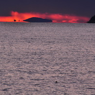 新舞子の夕焼け