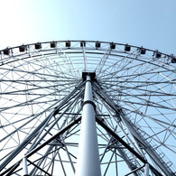 Ferris wheel. 
