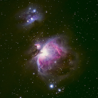 R改で撮る秋のオリオン座大星雲