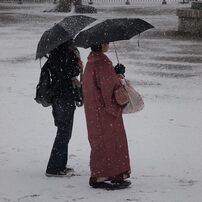 雪中女人（東寺）