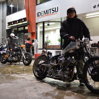 BIKES!!! Third session.　夜の帳とチョッパーと。