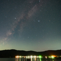 余呉湖と天の川銀河