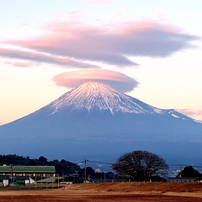 富士山天気予報図