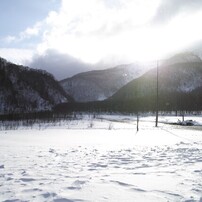 厳寒の上高地