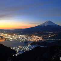 新道峠からの冬景色